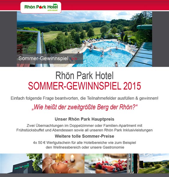 Rhön-Park-Hotel Gewinnspiel