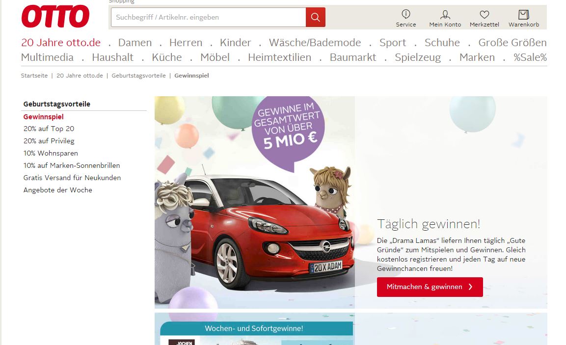 20-jahre-otto-gewinnspiel-opel-adam-auto-gewinnspiel