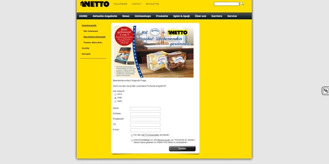 Netto Reise Gewinnspiel Netto Reise Gewinnspiel