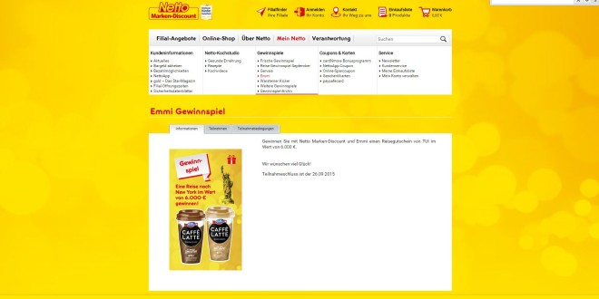 Netto Reise Gewinnspiel Netto Reise Gewinnspiel