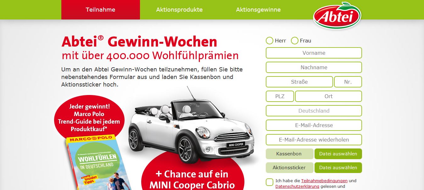 abtei auto gewinnspiel