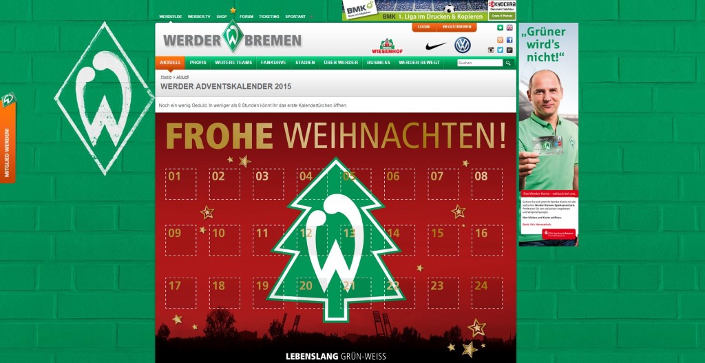 Werder Bremen Adventskalender