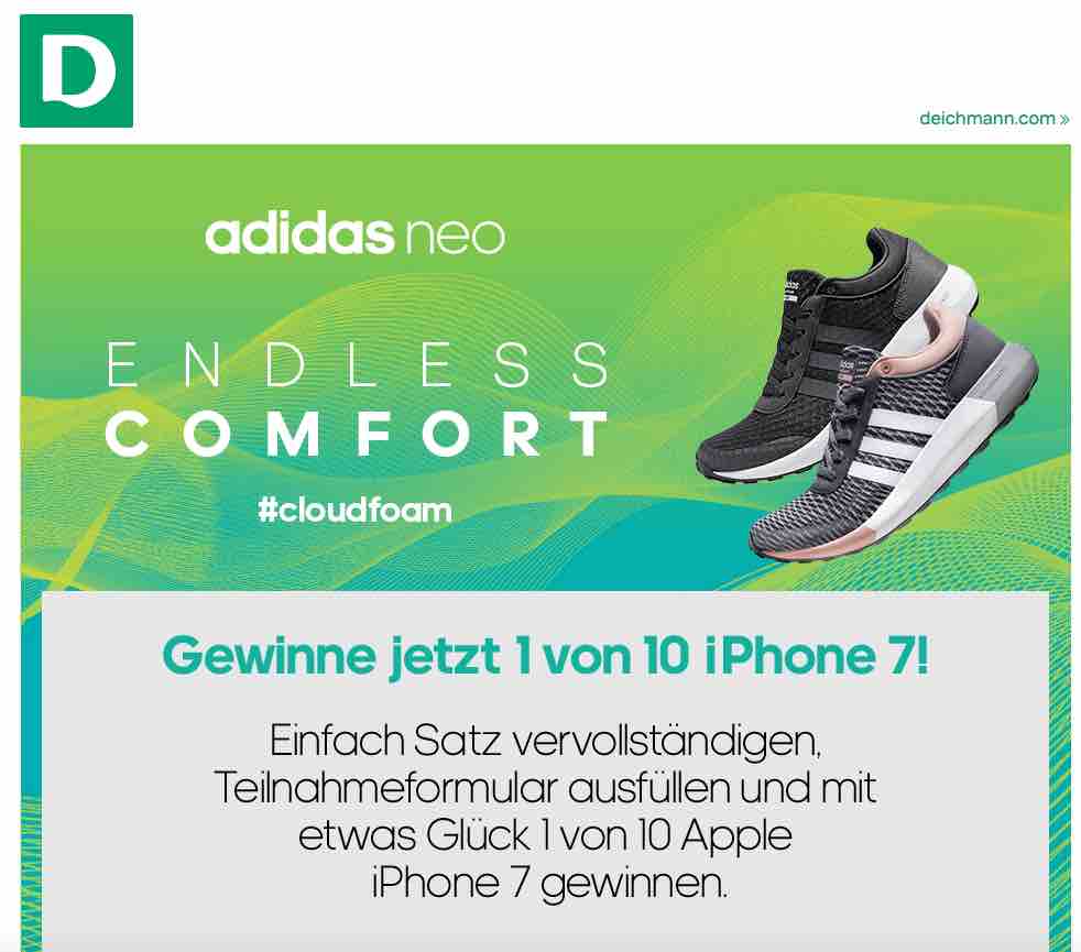 deichmann gewinnspiel