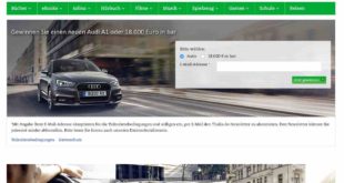 thalia audi A1 gewinnspiel