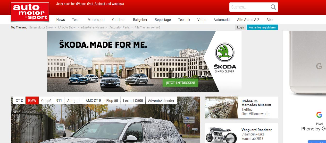 auto motor sport leserwahl best cars gewinnspiel