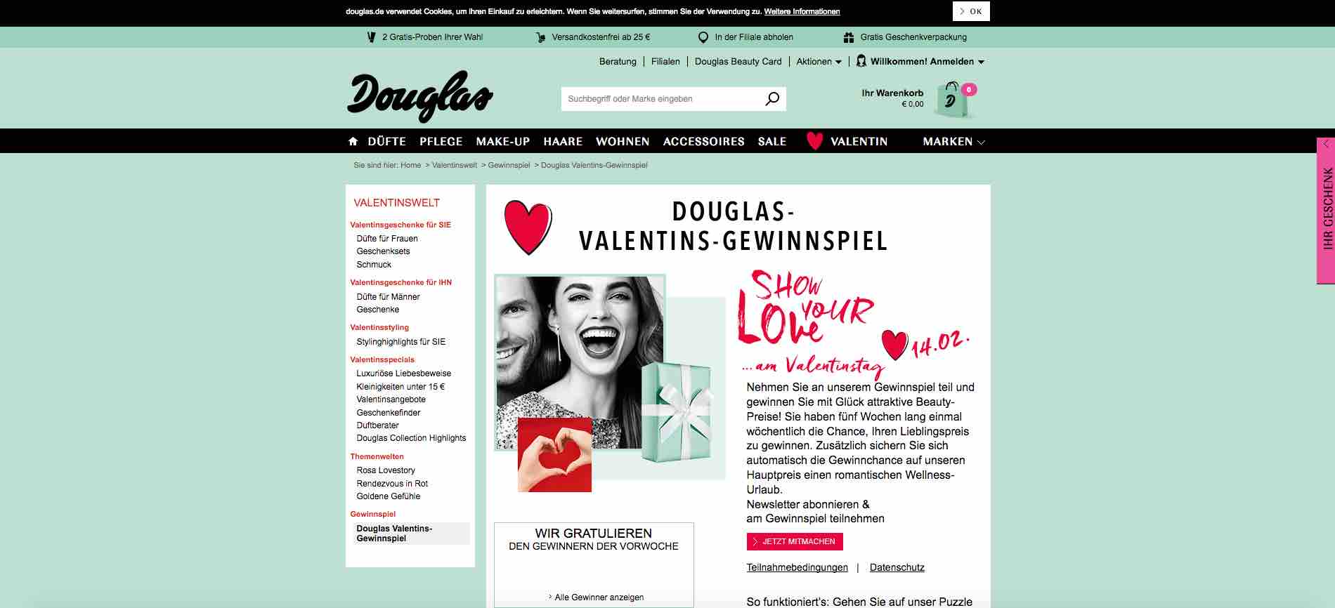 wellness und wöchentlich beauty pakete gewinnen