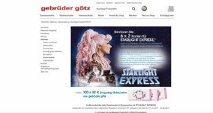 tickets für starlight express gewinnen