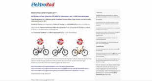 e-bikes gewinnen