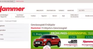 hammer heimtex frühlingsgewinnspiel