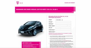 nissan leaf gewinnen