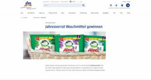 waschmittel jahresvorrat gewinnen