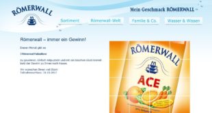 römerwall gewinnspiel