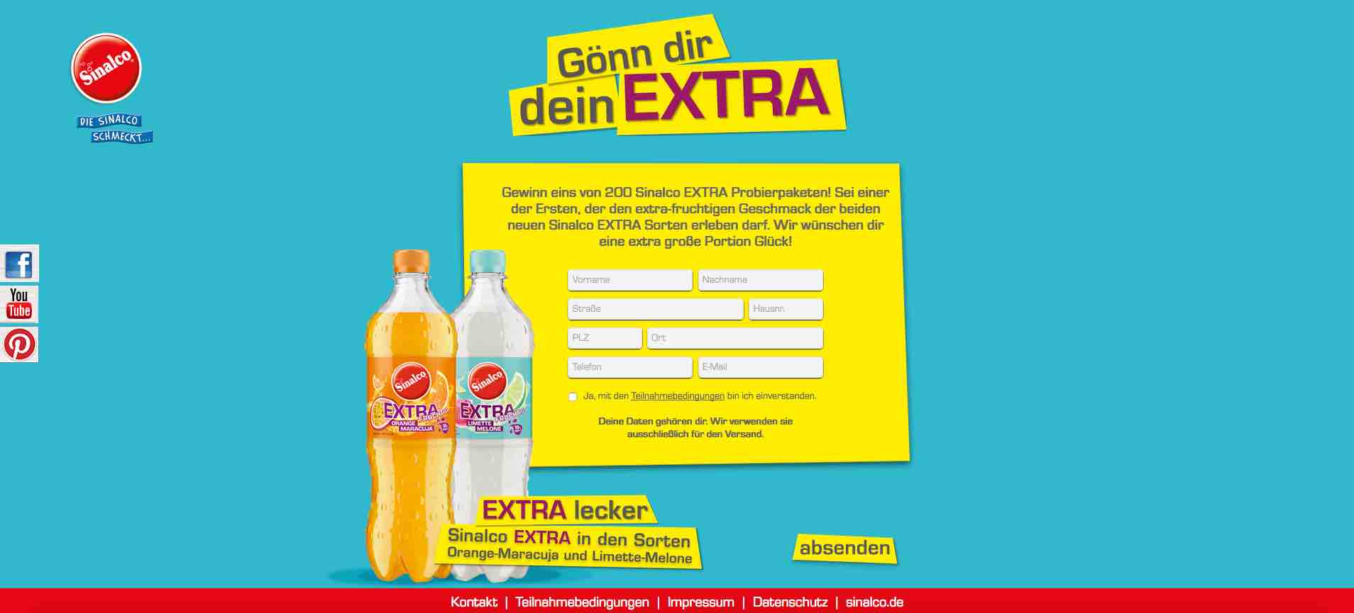 sinalco extra kostenlos testen