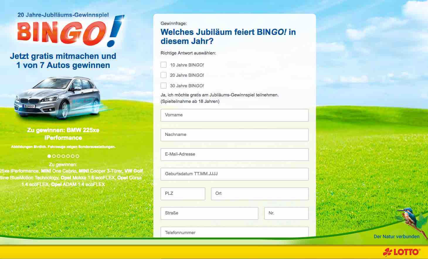 Gewinnchance Bingo Gewinnchance Bingo
