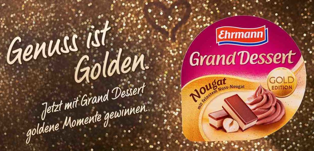 Ehrmann Das golden Dessert luxus Gewinnspiel