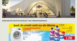 K+K verlost Sunil-Waschmaschinen