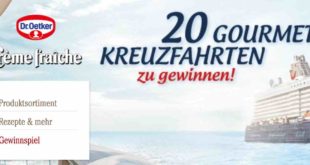 Dr. Oetker Gewinnspiel