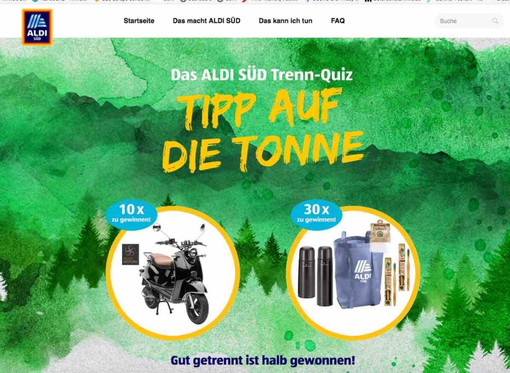 aldi e-scooter gewinnspiel
