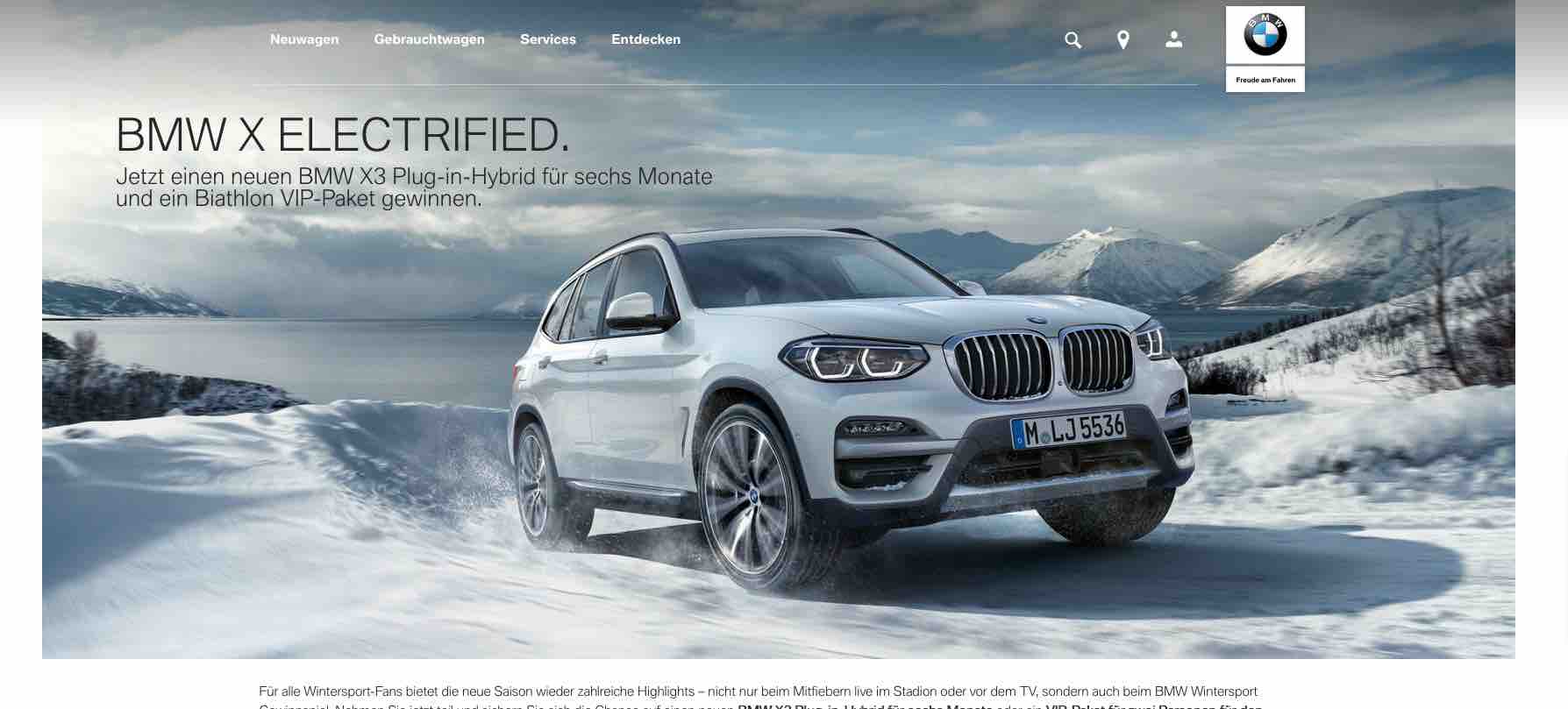 bmw auto gewinnspiel