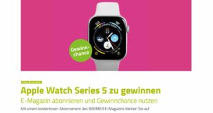 barmer apple watch gewinnspiel