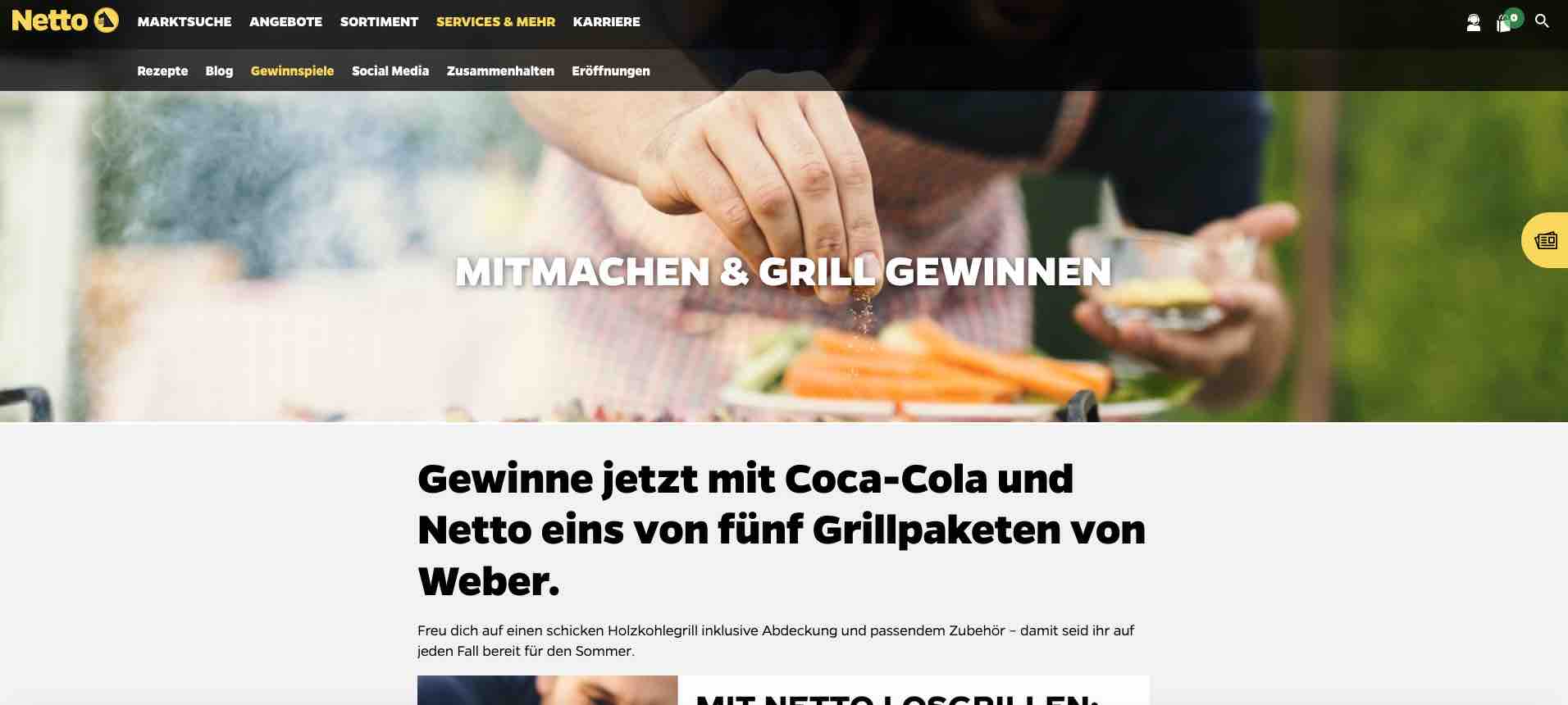 netto grillpakete gewinnspiel