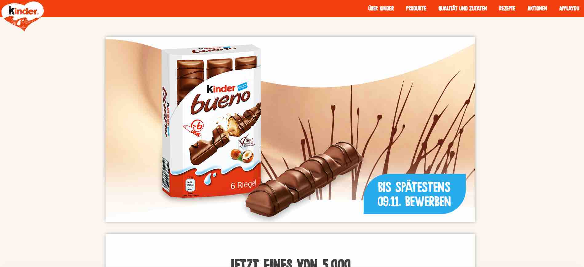 kinder bueno produktester