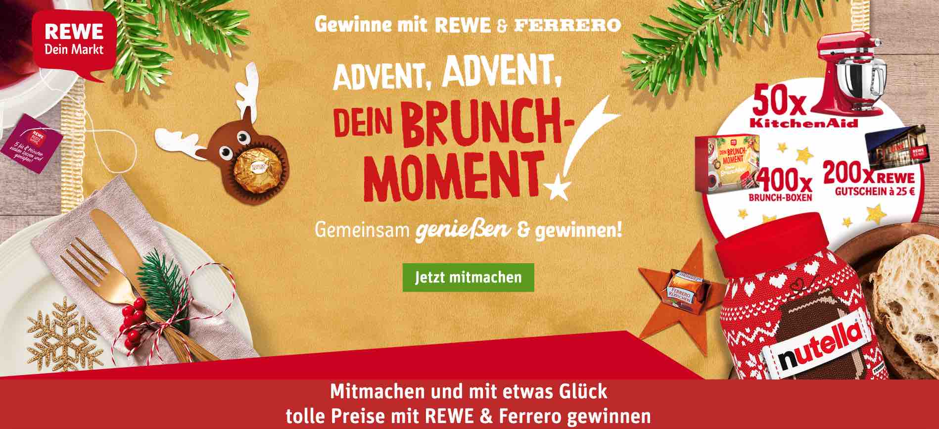 rewe adventsbrunch gewinnspiel