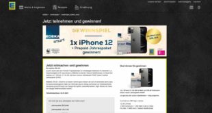 edeka smart iphone gewinnspiel