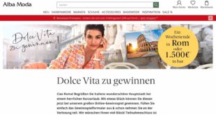 alba moda dolce vita gewinnspiel