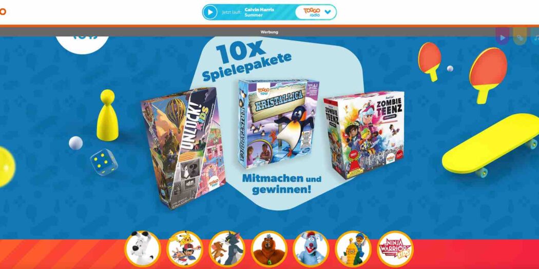 toogo gewinnspiel spielepakete gewinnen