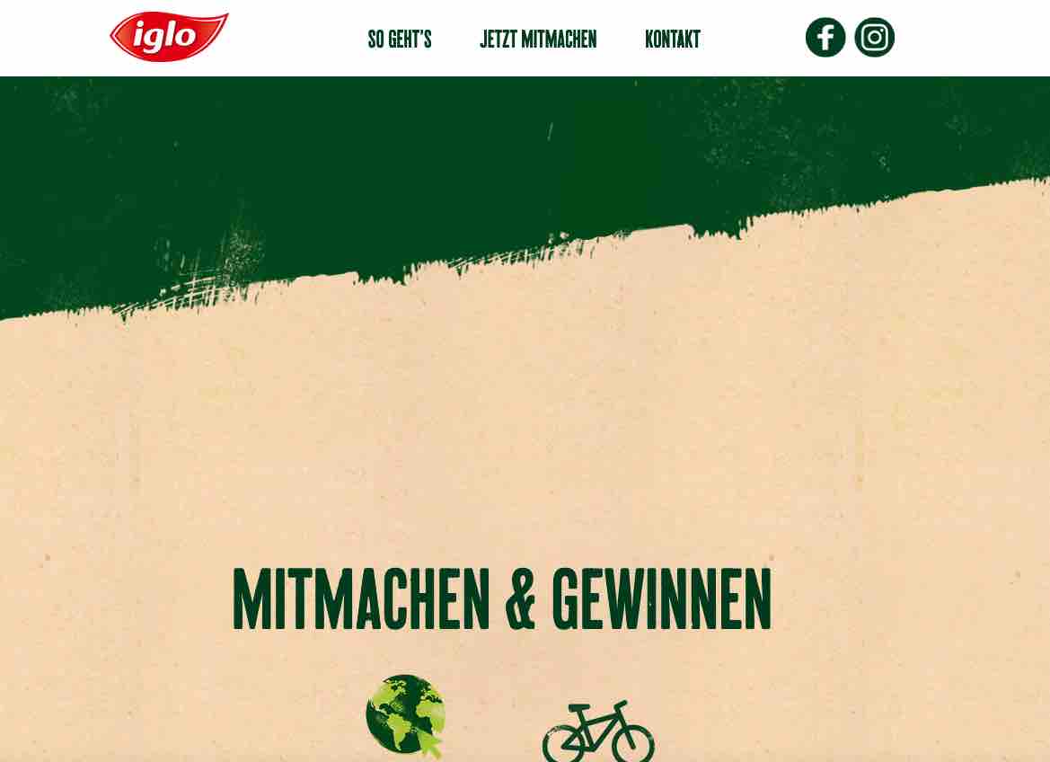 iglo bambus fahrrad gewinnspiel