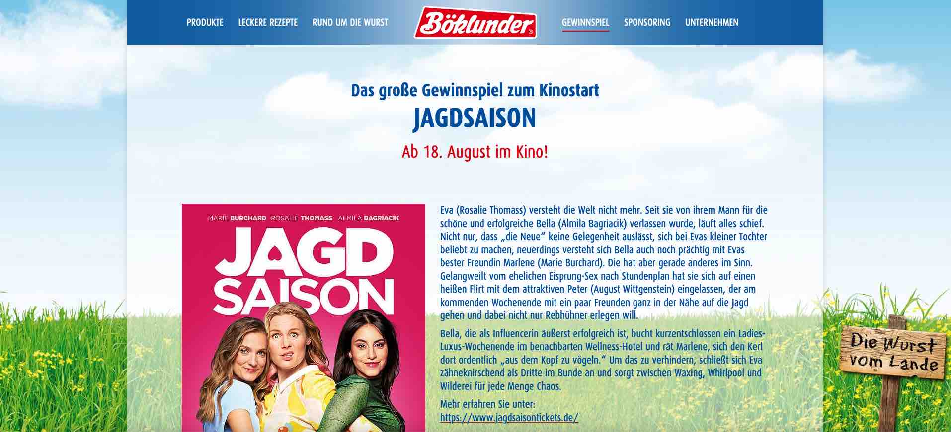 böklunder Jagdsaison gewinnspiel