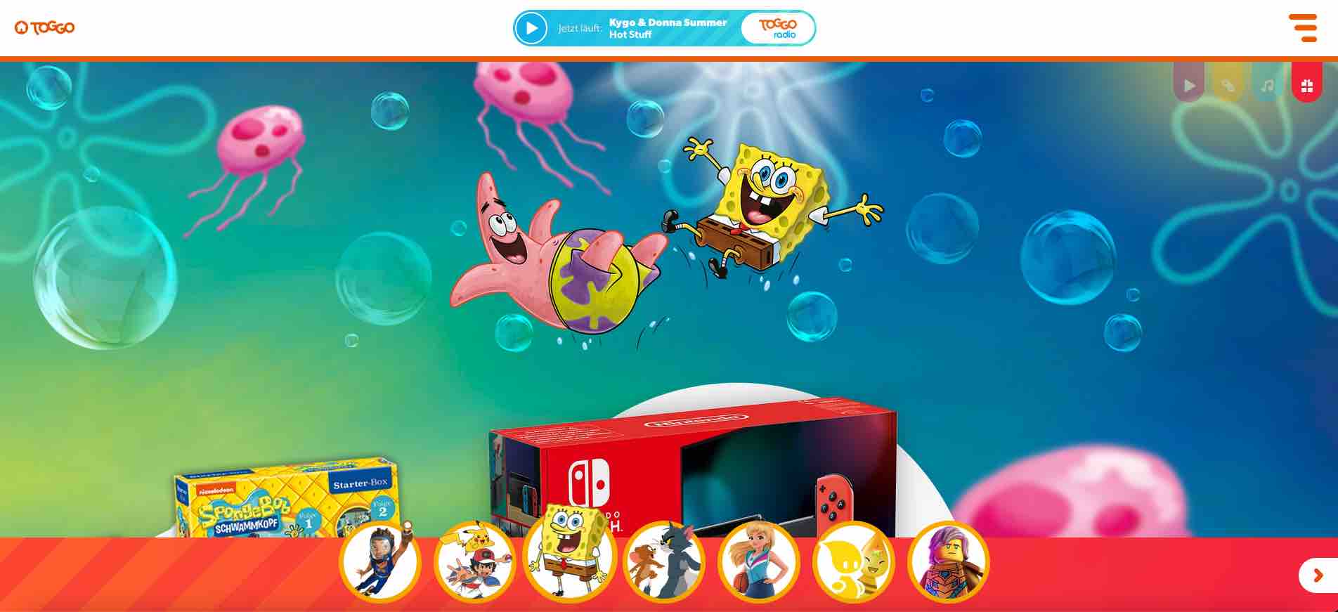 toggo spongebob gewinnspiel