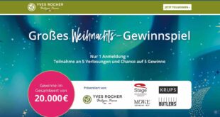 yves rocher weihnachtsgewinnspiel