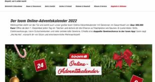 toom adventskalender 2022