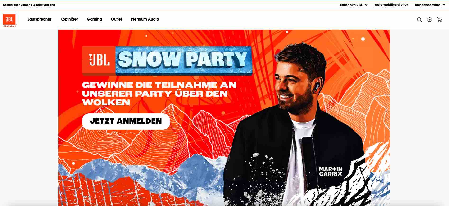 JBL Snowparty Gewinnspiel