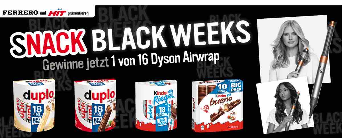 Ferrero Snack Black weeks Gewinnspiel