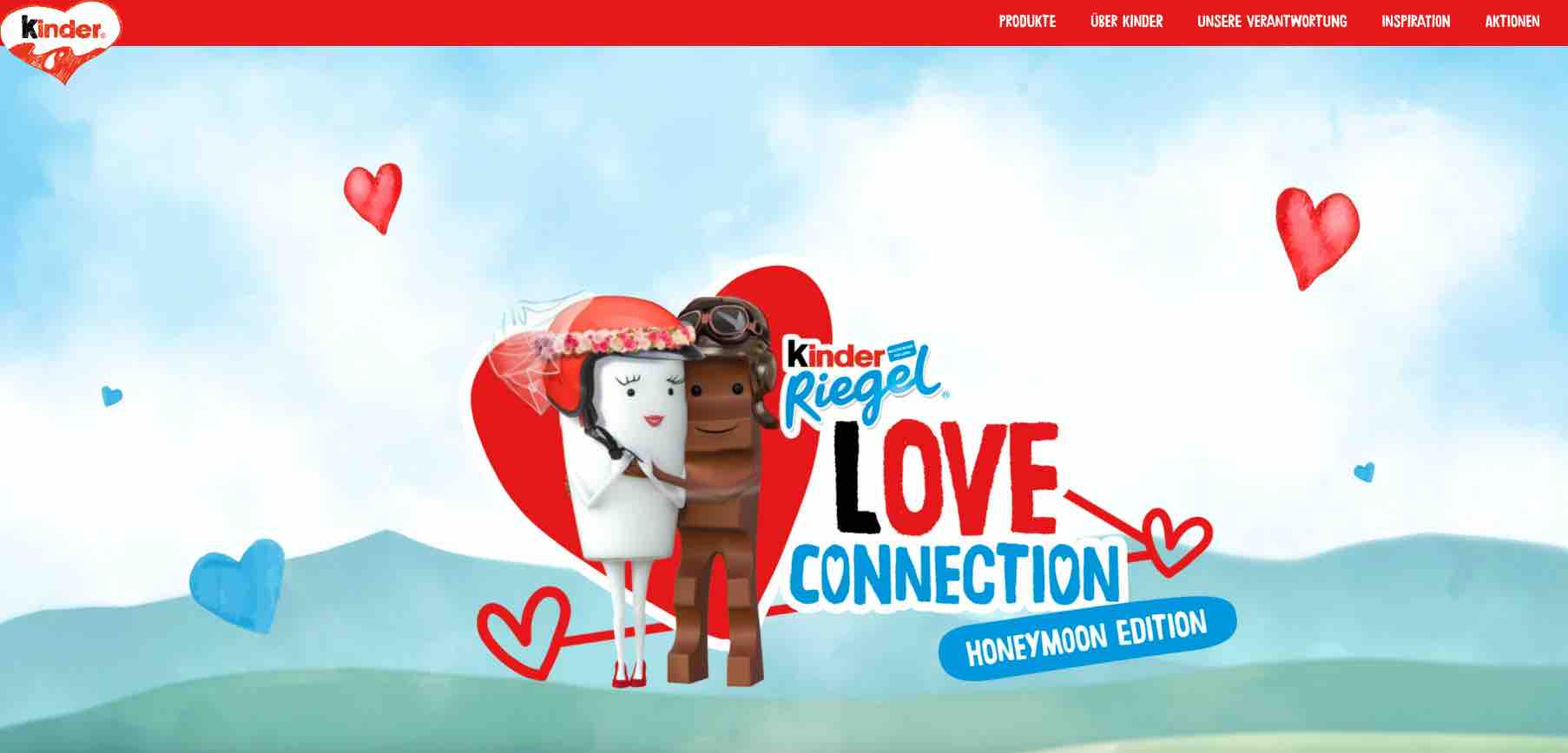 kinder riegel love connection Gewinnspiel