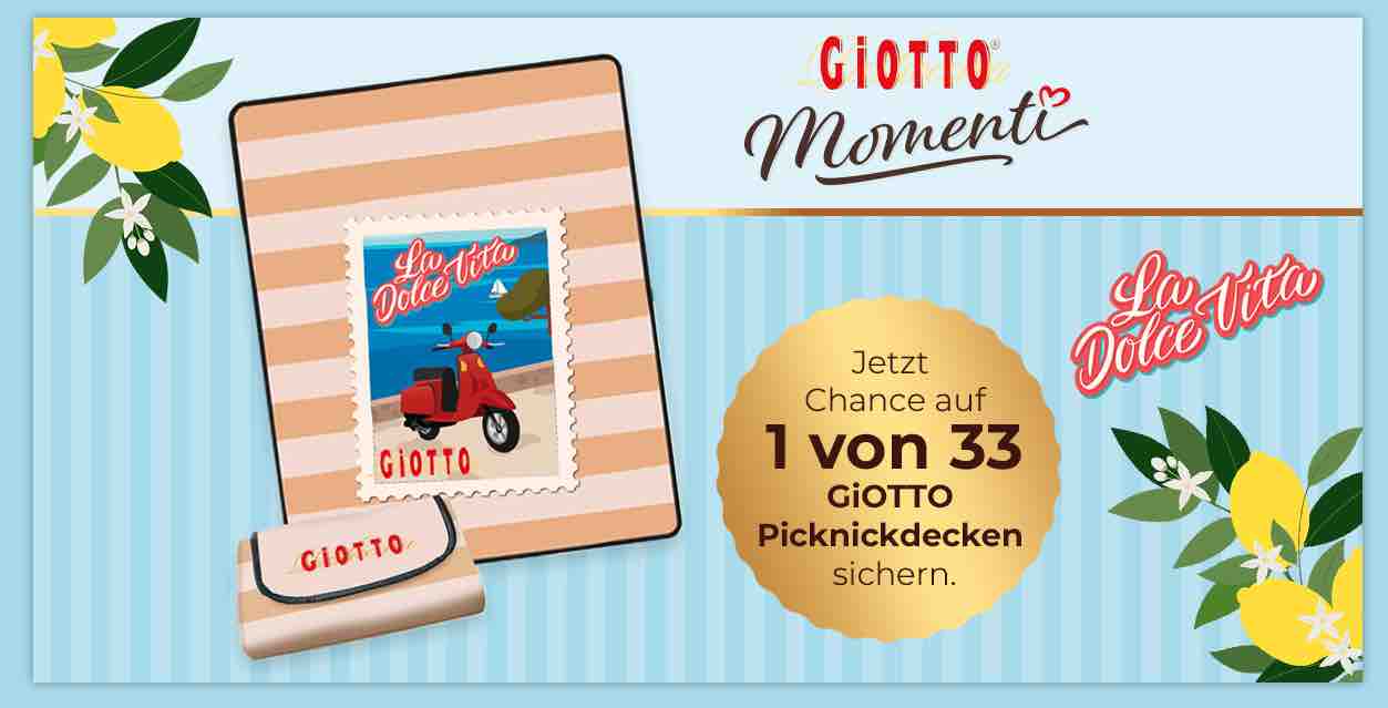 Ferrero GiOTTO Gewinnspiel