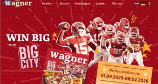 Wagner Pizza Football Gewinnspiel