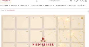 NIEDEREGGER Online Adventskalender