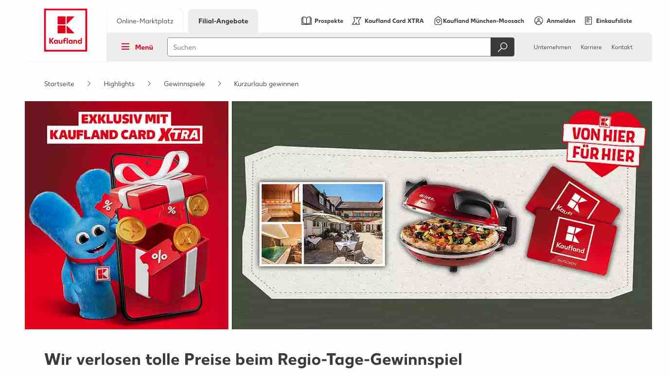 KAUFLAND Regio-Tage Gewinnspiel