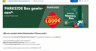 PARKSIDE Gewinnspiel Lidl