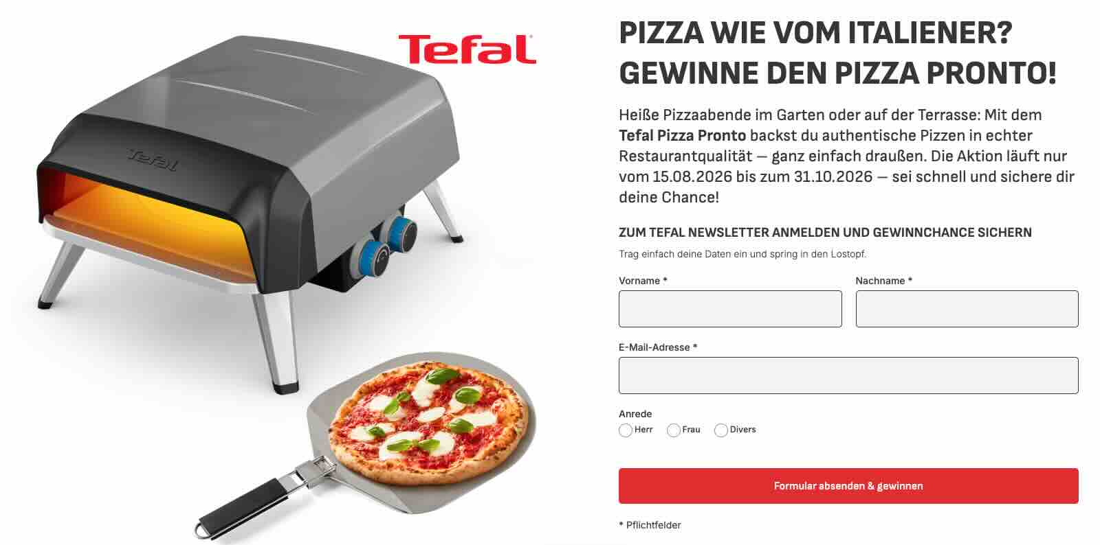 Tefal Gewinnspiel
