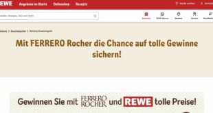 FERRERO x Rewe Gewinnspiel