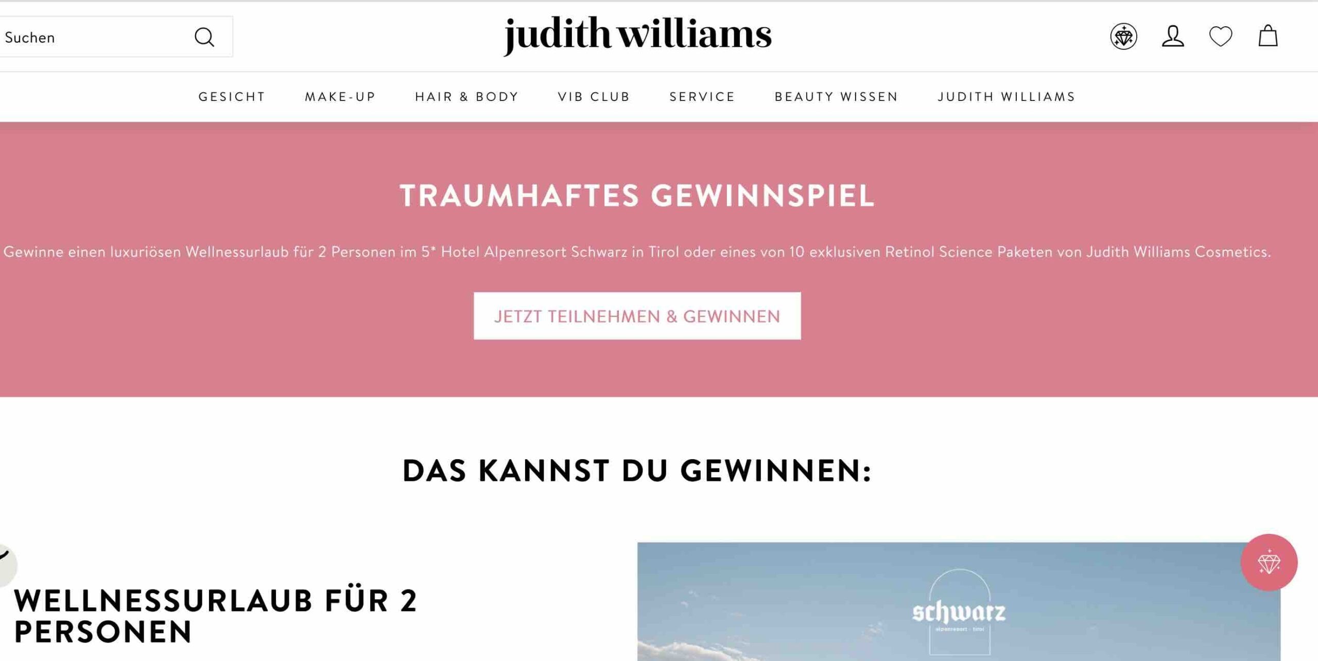 Judith Williams Gewinnspiel